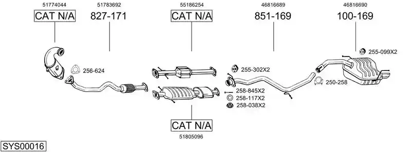 BOSAL SYS00016