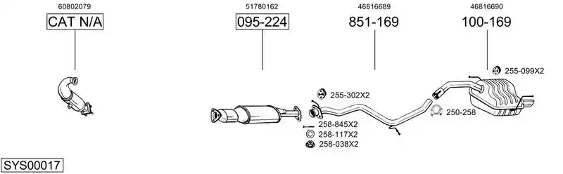 BOSAL SYS00017