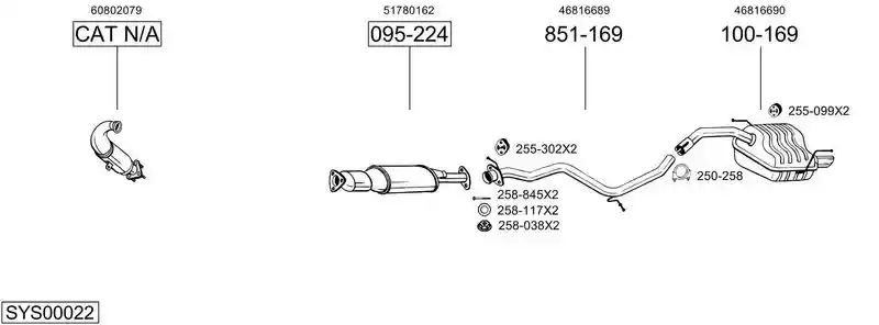 BOSAL SYS00022