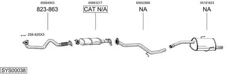 BOSAL SYS00038