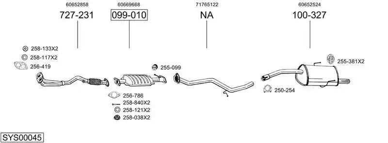 BOSAL SYS00045