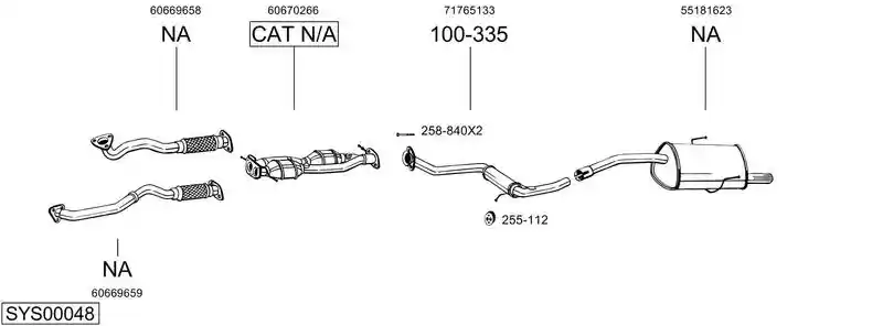 BOSAL SYS00048