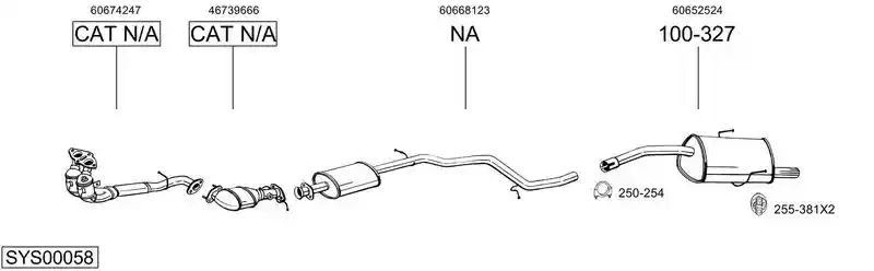 BOSAL SYS00058