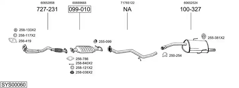 BOSAL SYS00060