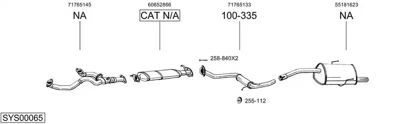 BOSAL SYS00065