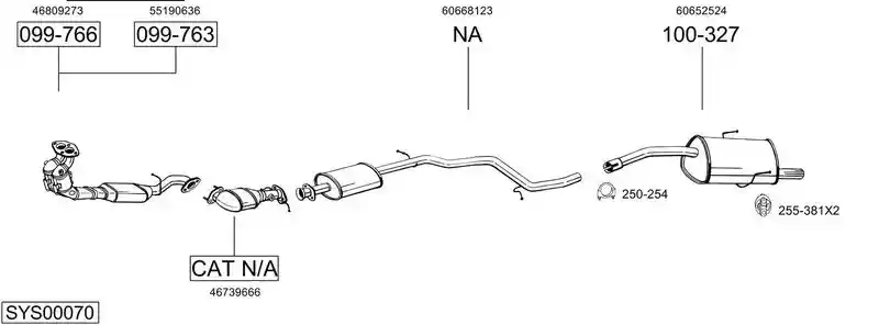 BOSAL SYS00070