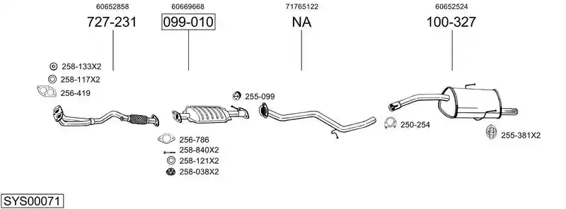 BOSAL SYS00071