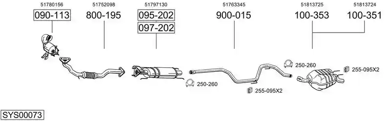 BOSAL SYS00073