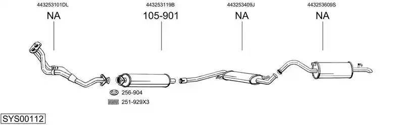 BOSAL SYS00112