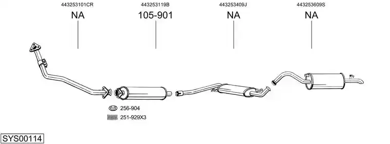 BOSAL SYS00114