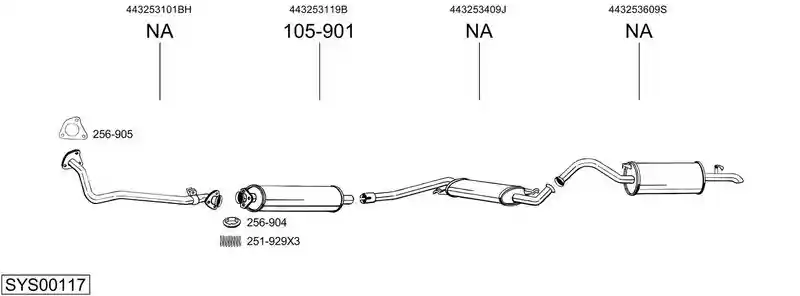 BOSAL SYS00117