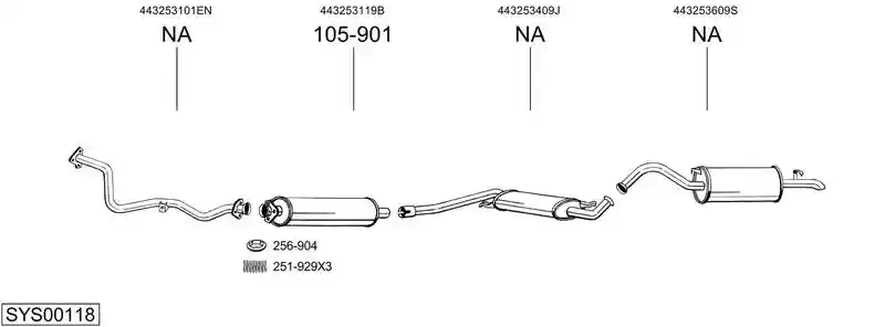 BOSAL SYS00118