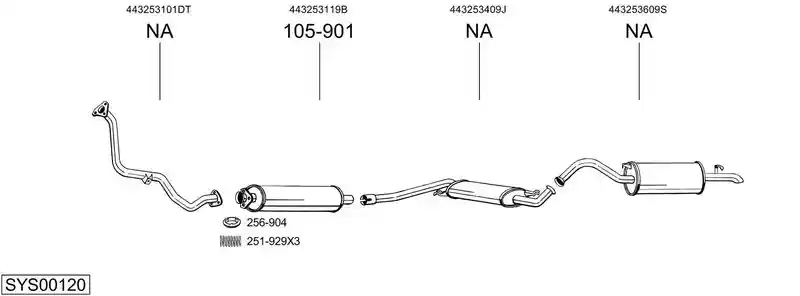 BOSAL SYS00120