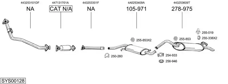 BOSAL SYS00128