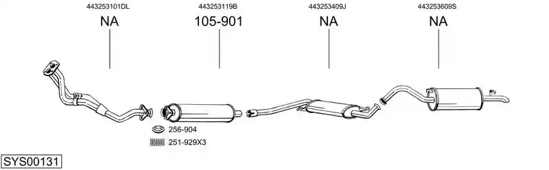 BOSAL SYS00131