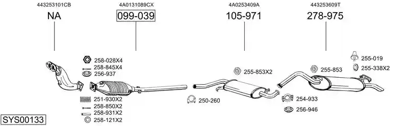 BOSAL SYS00133