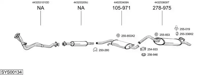 BOSAL SYS00134