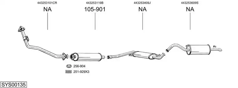 BOSAL SYS00135