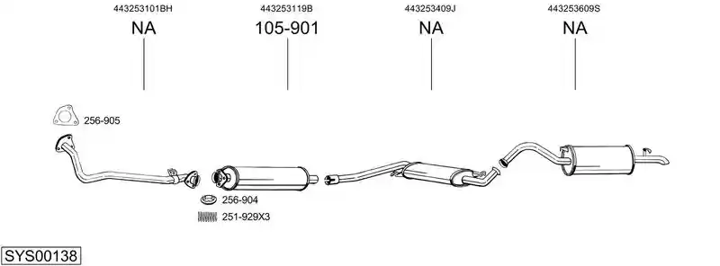 BOSAL SYS00138