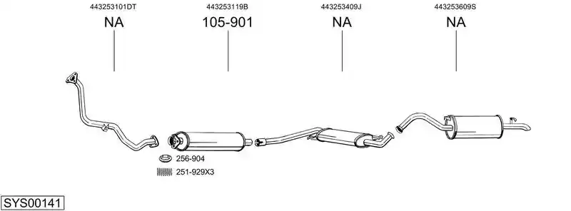 BOSAL SYS00141