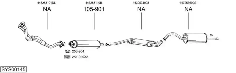 BOSAL SYS00145