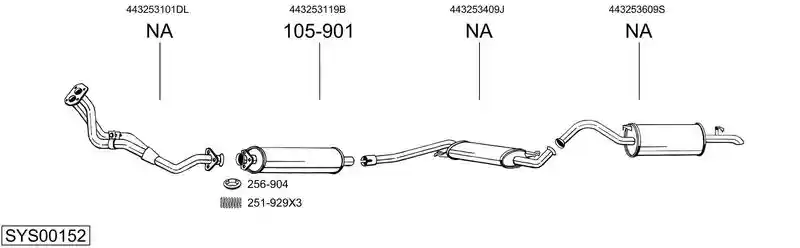 BOSAL SYS00152