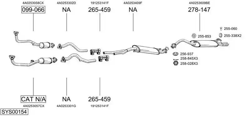 BOSAL SYS00154