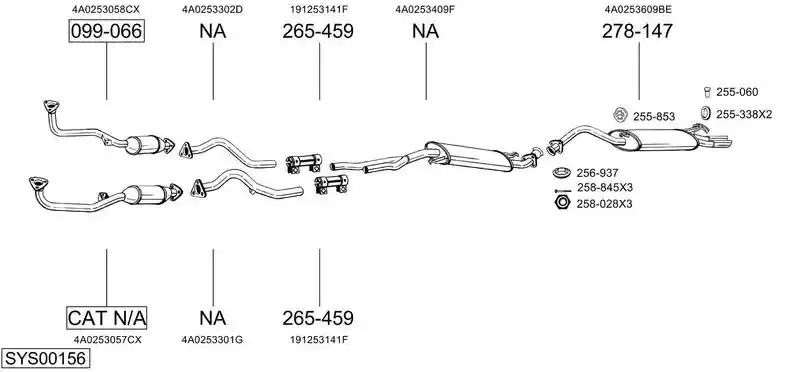 BOSAL SYS00156