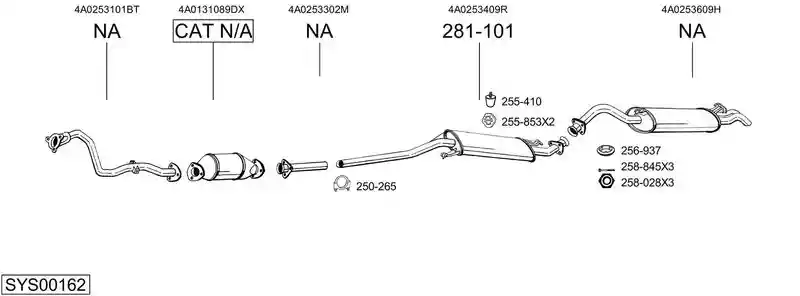 BOSAL SYS00162