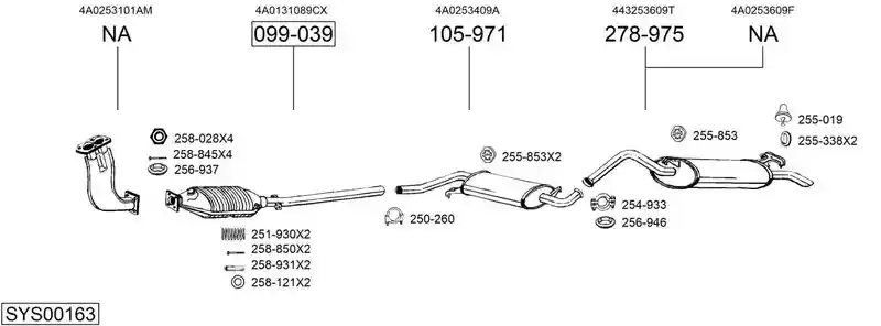 BOSAL SYS00163