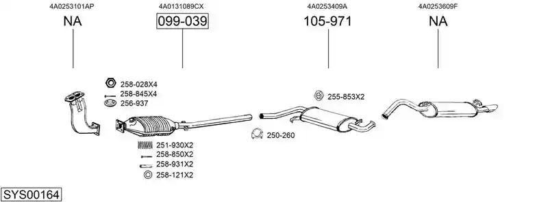 BOSAL SYS00164