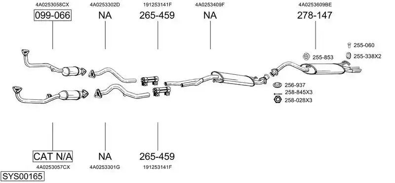 BOSAL SYS00165