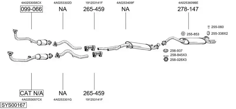 BOSAL SYS00167