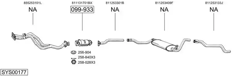 BOSAL SYS00177