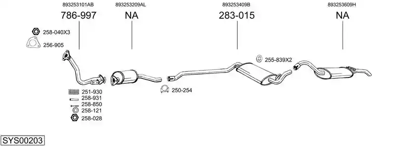 BOSAL SYS00203