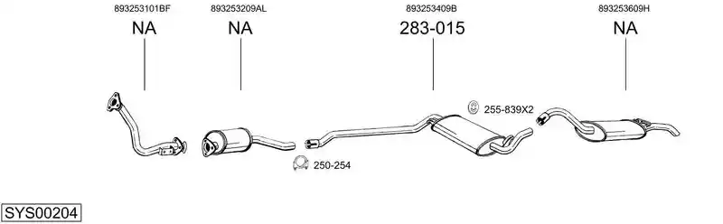 BOSAL SYS00204