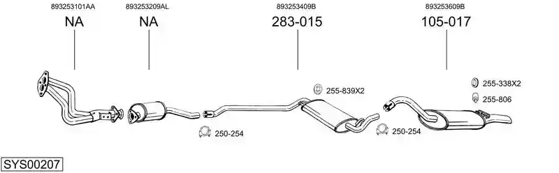 BOSAL SYS00207