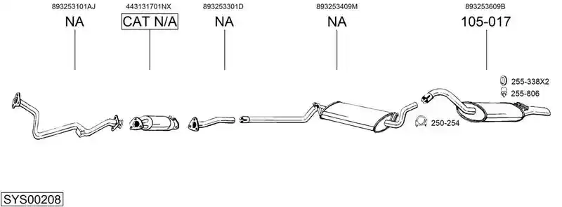 BOSAL SYS00208