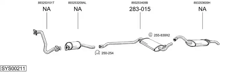 BOSAL SYS00211