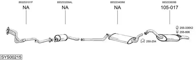 BOSAL SYS00215
