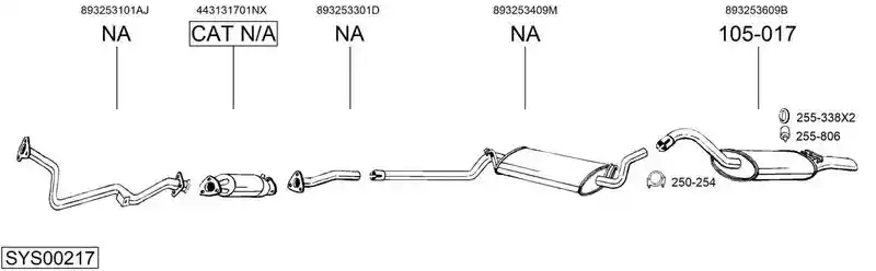 BOSAL SYS00217