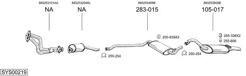 BOSAL SYS00219