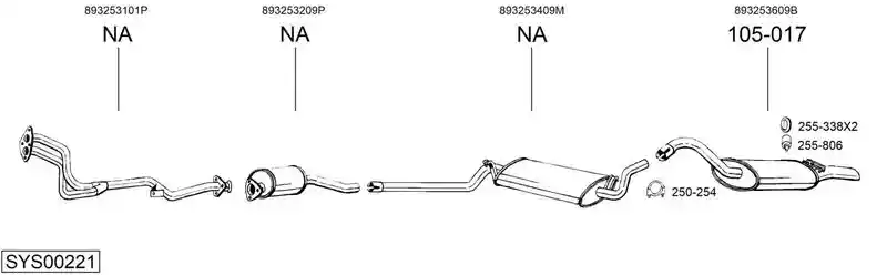 BOSAL SYS00221