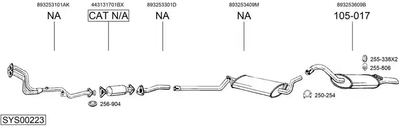 BOSAL SYS00223