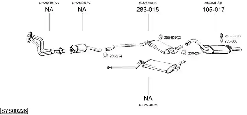 BOSAL SYS00226