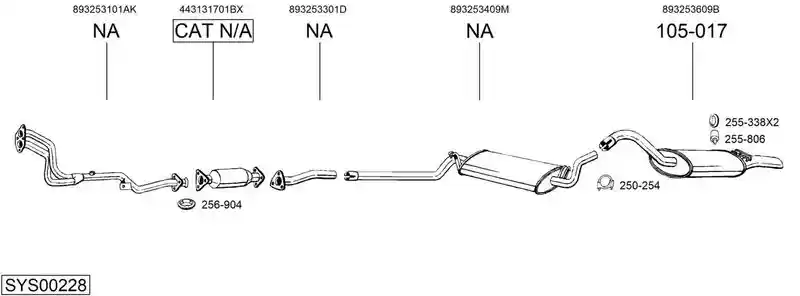 BOSAL SYS00228