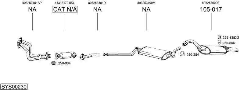 BOSAL SYS00230