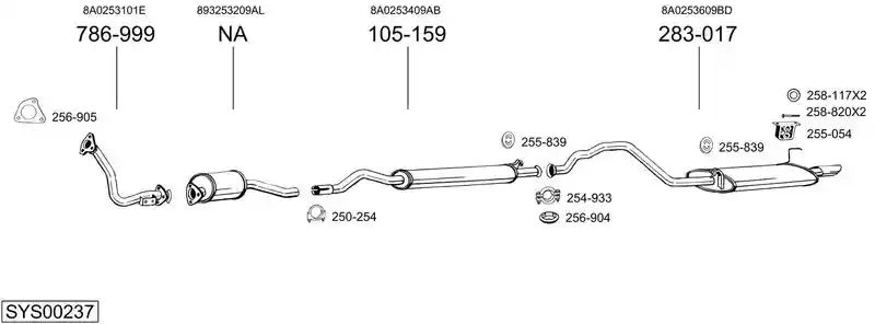 BOSAL SYS00237