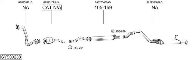 BOSAL SYS00238