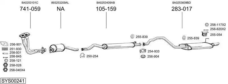 BOSAL SYS00241